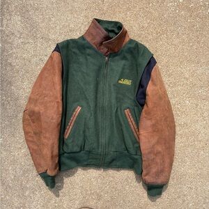 Reed Leather Sportswear MADE IN USA varsity jacket